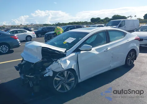 2014 Hyundai Elantra Limited из США, поврежденный, VIN 5NPDH4AE1EH511755